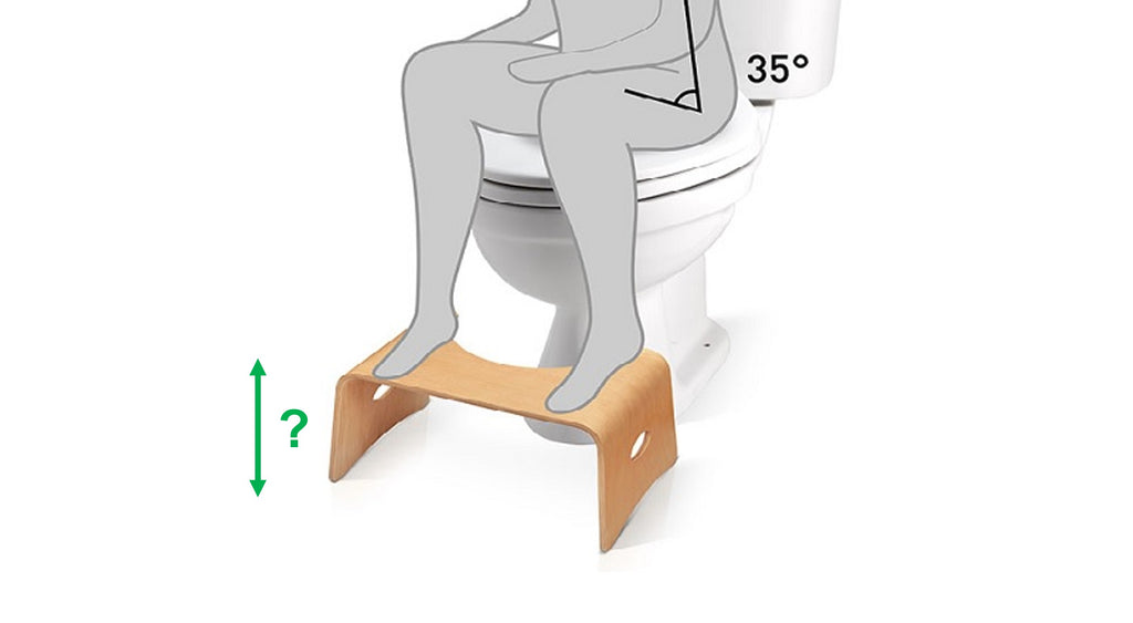 La bonne hauteur pour un tabouret physiologique de toilette – La Boutique  des WC